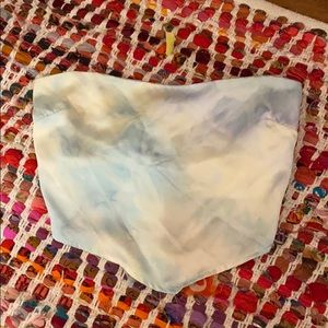 tie dye bandana style top